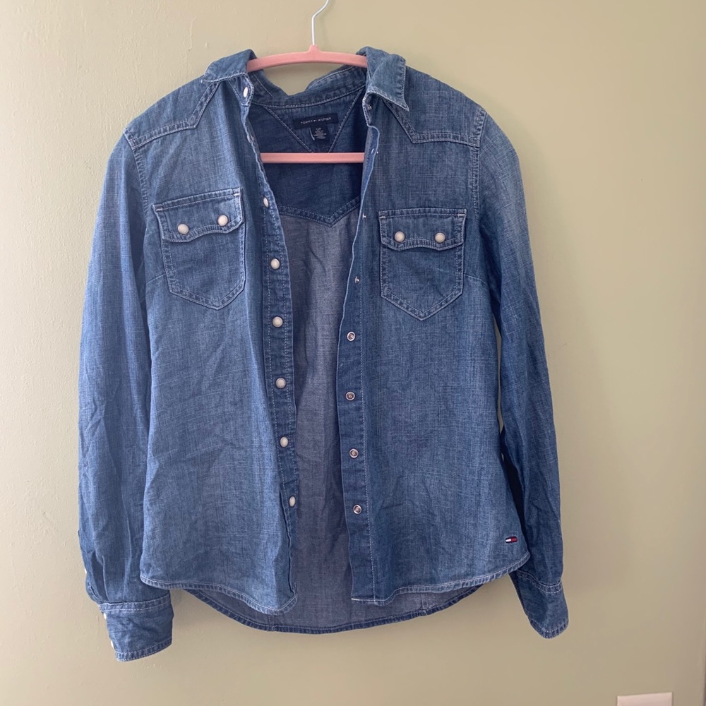Denim Button Up